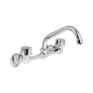 Mezcladora Inox 8 Para Fregadero, Conexiones De Pared, Foset