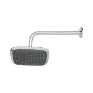 Regadera Cuadrada Plato Ancho 8 Brazo Inox A Muro, Aero