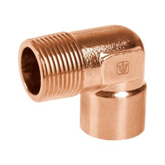 Codo 90 De Cobre, Rosca Exterior 3/4, Foset