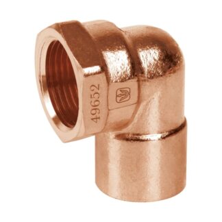 Codo 90 De Cobre, Rosca Interior 1, Foset