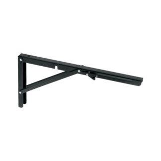 Mensula Plegable De Acero Negra 8 X 16, Fiero