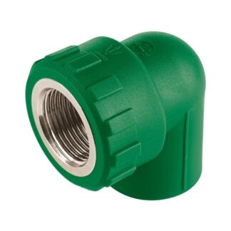 Codo Hembra De 90 De Laton / PPR, 3/4