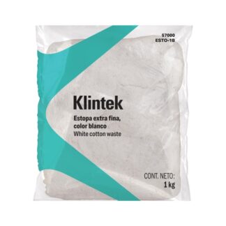 Estopa 80% Algodon, Color Blanca, 1 kg