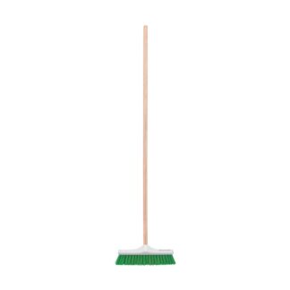 Cepillo Industrial Cerda Rigida De 30 cm, Baston De Madera