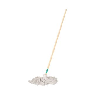 Trapeador Tipo Mechudo, 250 G Con Baston De 120 cm, Klintek