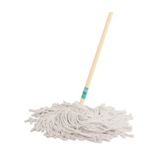 Trapeador Tipo Mechudo, 450 G Con Baston De 120 cm, Klintek