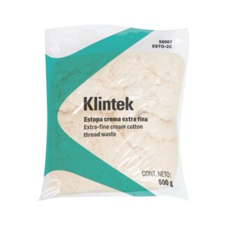 Estopa 80% Algodon, Color Crema, 1/2 kg